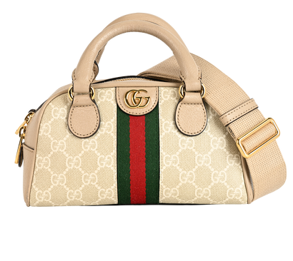 Mini Ophidia GG Handbag, &pound;750, Handbags, Beige, Canvas/Leather, Front view